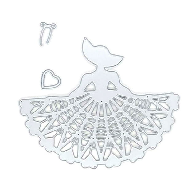 Girl Metal Cutting Dies Stencil DIY Scrapbooking Album Paper Card Template Mold